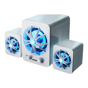 电脑音响台式机家用笔记本小型多媒体桌面超重低音炮音箱有线喇叭