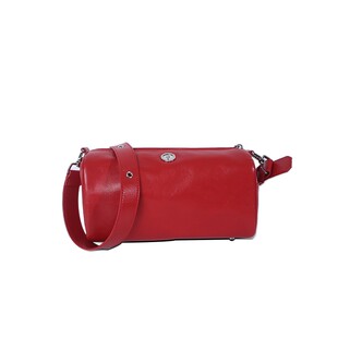 肥肥自制今年流行红色包包女2025新款韩国ins小众高级质感斜挎包