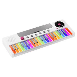 儿童钢琴玩具可弹奏彩虹电子琴宝宝1到3音乐键盘2岁4女孩生日礼物