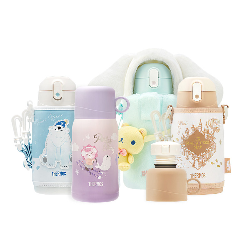【自营】膳魔师儿童保温杯子三丽鸥女孩便携吸管大容量家用饮水壶