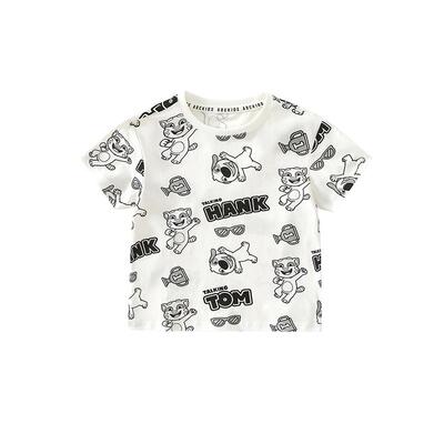 abckids男童夏季T恤卡通短袖