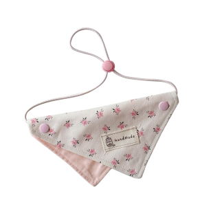 公主猫咪围脖布偶猫长毛猫口水巾围巾狗狗三角巾宠物围兜小狗配饰