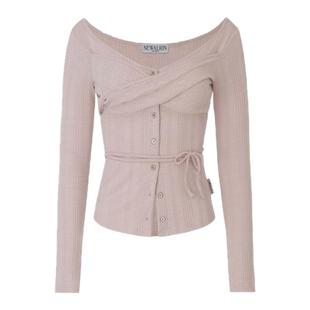 eihey诶嘿2026春季爆款两件套打底蕾丝吊带背心显瘦长袖开衫上衣