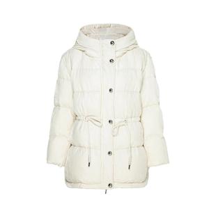 【商场同款】HPLY荷比俪新款抽绳轻薄白鸭绒中长款冬季羽绒服女款