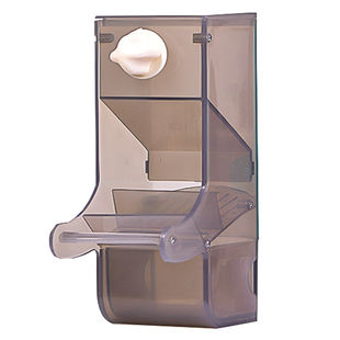 鸟食盒防撒一体鹦鹉自动喂食器谷壳分离虎皮牡丹专用防溅内挂神器