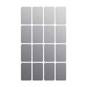 亚银标签贴防水防油不干胶贴纸手写撕不烂姓名贴食品药品留样标签固定资产标签纸哑银厨房家居收纳标记贴无痕