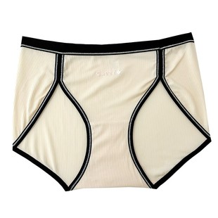 大码内裤女蚕丝裆女生运动高腰性感少女高开叉女士胖mm200斤短裤