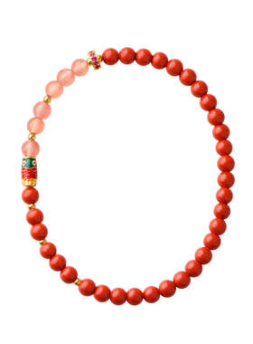 觉人女南红朱砂转运锦鲤闺蜜