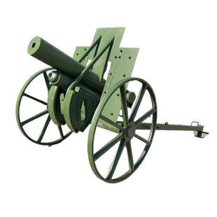 37高射炮可退膛榴弹炮军事模型可开动坦克载人装甲车爱国教育展览