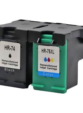 dat适用惠普hp74黑彩色墨盒