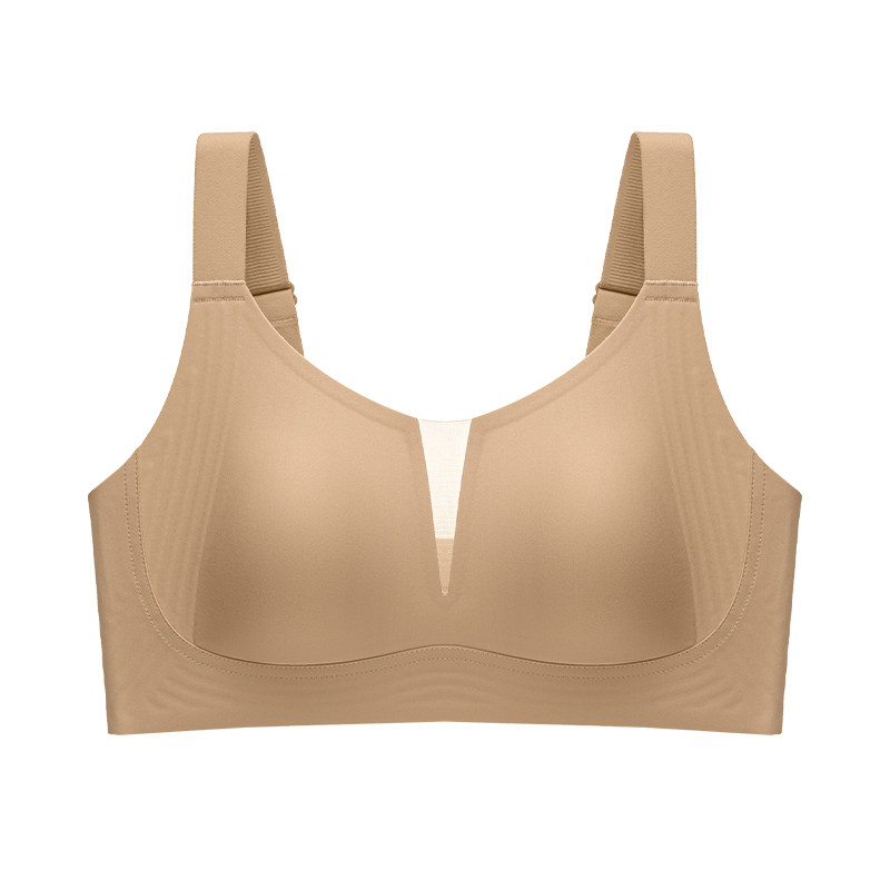 黛*芬3D提拉调整型内衣女大胸显小防下垂收副乳无钢圈大码文胸薄