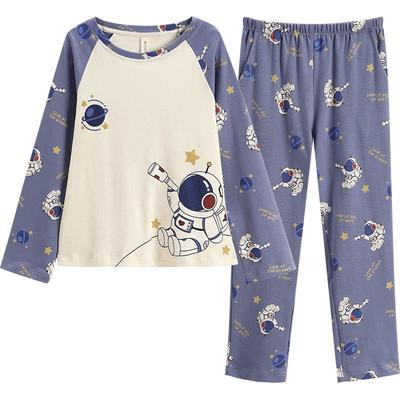 芬腾男童睡衣春秋纯棉长袖套装