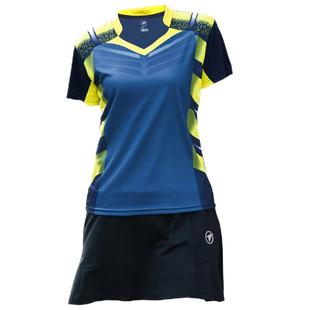 羽毛球服女短袖男款速干裙裤女装球衣队服上衣乒乓球运动服男套装