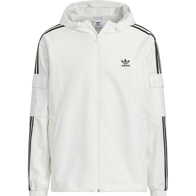 Adidas/阿迪达斯正品三叶草男女同款休闲三条纹梭织外套KB1944