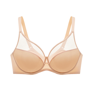 【小奶盖】桑扶兰内衣女无痕薄款大胸显小文胸全罩杯防下垂防凸点