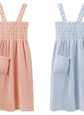 洁丽雅浴裙吸水柔软菠萝格