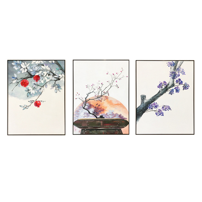 新中式中国古风装饰画24节气挂画