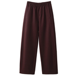 南油高货25年春秋冬新款绵羊毛香蕉窄版阔腿九分裤软糯休闲保暖裤