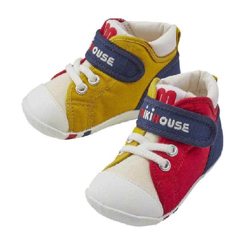 MIKIHOUSE学步鞋男女儿童四季款童鞋舒适软底鞋匠奢工艺日本制