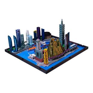 【台湾海峡厦门】磁吸模型益智拼装微缩建筑创意高楼场景趣玩指尖