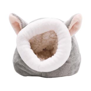 仓鼠棉窝花枝荷兰猪龙猫金丝熊用品过冬天的保暖睡房小窝粮食棉花