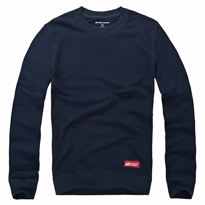 重磅纯棉长袖秋季休闲上衣青年潮