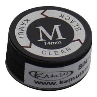 日本原产黑卡姆皮头KAMUI英式台球杆斯诺克球杆头11MM 花式14正品