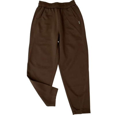 小个子加绒加厚直筒卫裤女秋冬