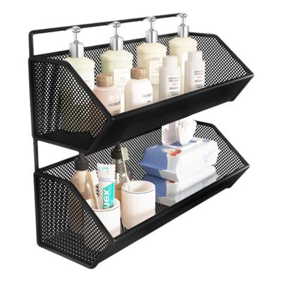 收纳架浴室免打孔马桶旁储物架