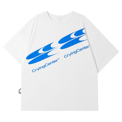 CryingCenterSports2025年秋37.5™技术运动瑜伽舞蹈logoT恤 哭喊