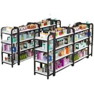 中岛柜超市货架母婴店展示架展示台便利店零食展示柜化妆品陈列柜