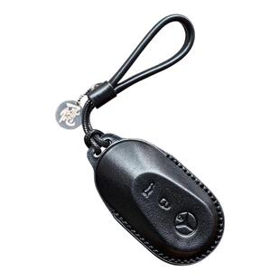 奔驰E300L钥匙套GLE350/C260L/GLC300L/GLB220/EQE/C200L真皮全包