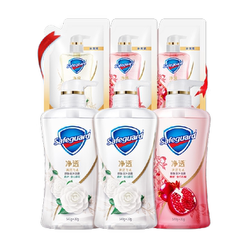 历史新低!舒肤佳红石榴山茶花香沐浴露持久留香乳液男女士家庭装大容量实付59.9元到手包邮