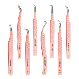 镊子美睫专用嫁接睫毛镊子开花镊 tweezers