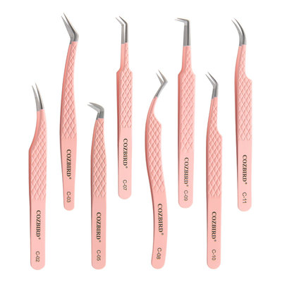 镊子美睫专用嫁接睫毛镊子开花镊 tweezers
