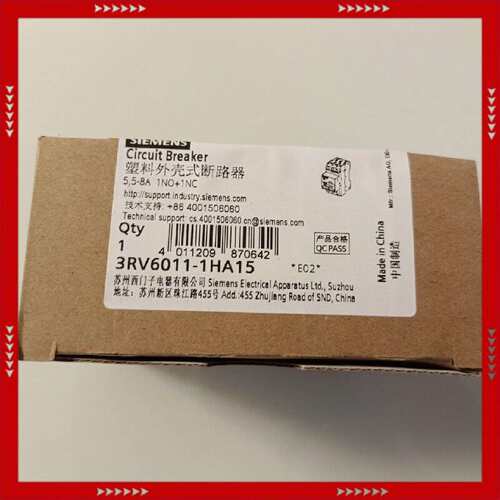 【问价】3RV6011-1HA15断路器 8 A A 脱扣器