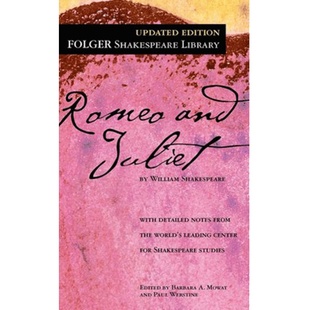 【中商原版】罗密欧与朱丽叶 英文原版 Romeo and Juliet 威廉 莎士比亚 四大悲剧 世界名著 经典小说 福尔杰莎士比亚图书馆
