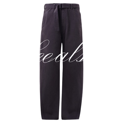 美式牛仔裤男款复古直筒阔腿裤子