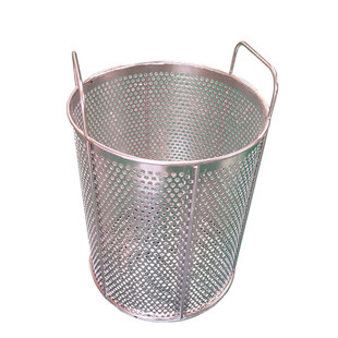 消毒框清洗篮圆形娄冲孔板篮筐清洗过滤304不锈钢网筐网篮消毒筐