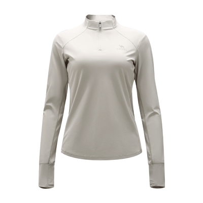 骆驼速干T恤户外长袖立领打底衫