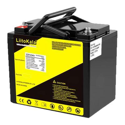LiitoKalaLiitoKala12V50AH磷酸铁锂电池 大容量 户外夜市LiFePO4