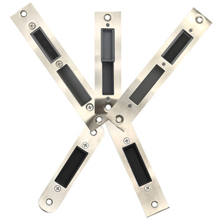 木门卧室内门磁吸锁体导向片门框片锁具通用型磁力靠盒扣盒配件