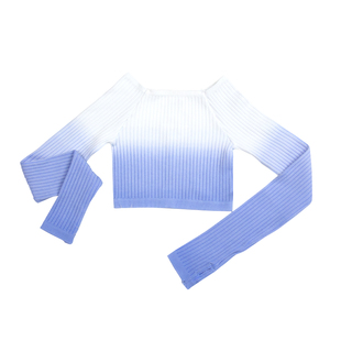 青青之舞GR-COLOR I系列长袖舞蹈外搭女春秋修身短款高腰渐变外搭