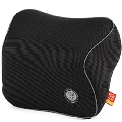 汽车头枕竹炭记忆棉黑色透气护颈