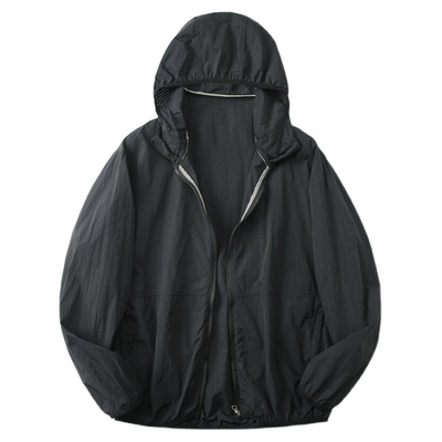 激光打孔网眼轻薄皮肤衣夹克外套