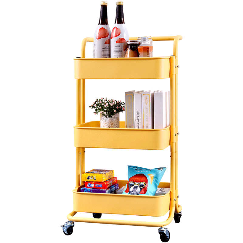 碳钢材质小推车置物架