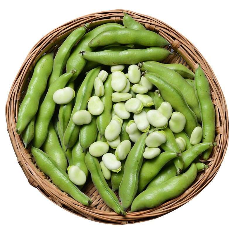 蚕豆甘肃胡豆新鲜现摘带壳嫩生罗汉豆兰花青豆荚5斤蔬菜整箱包邮