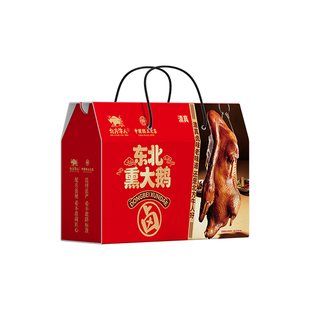 熏大鹅礼盒东北特色熏鹅卤味熟食卤鹅烤鹅即食真空包装整只送礼