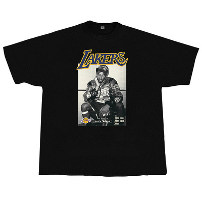 科比纯棉运动宽松短袖