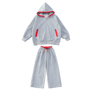 女童运动套装春秋季儿童衣服2025新款女孩秋装两件套洋气时髦大童